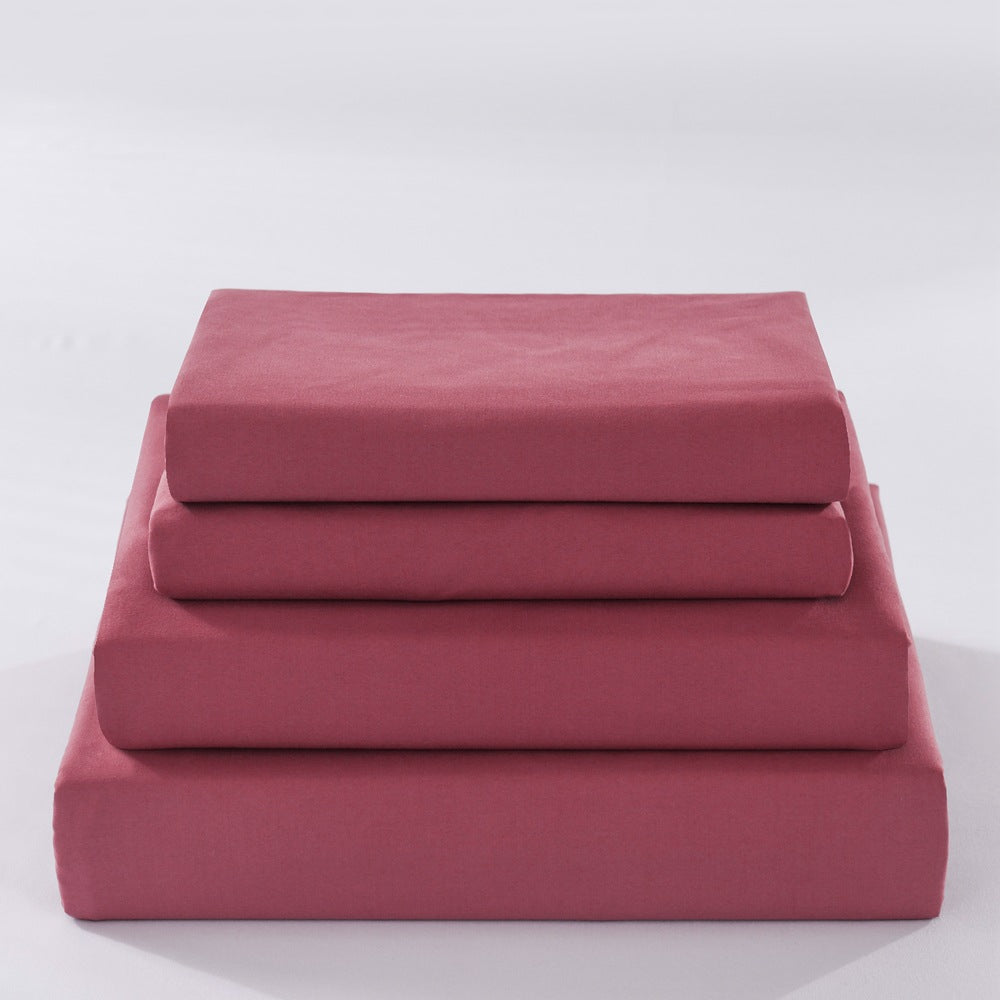 Solid Color Minimalist 3-Piece Bedding Set - Calm Cloud Bedding